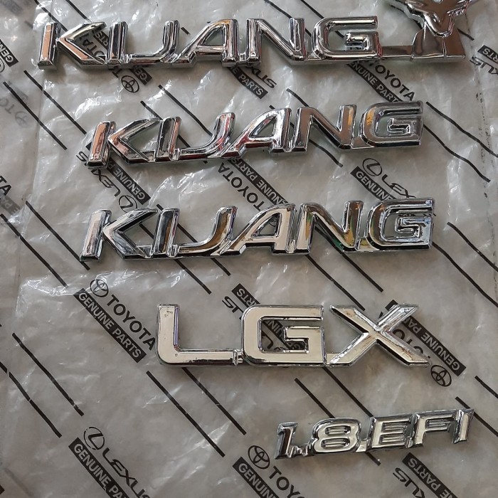 emblem kijang lgx 1.8 efi kijang kapsul set