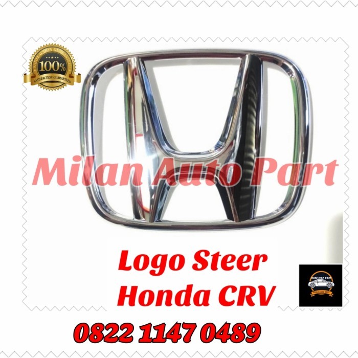 Emblem Logo Steer Stir Honda CRV 2004 - 2012 Original