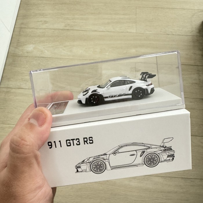 Solo Model 1/64 Scale Porsche Gt3Rs Black White