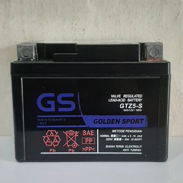 Sale !! Aki Motor Suzuki Skywave, Skydrive Gtz5S Gs Aki Kering