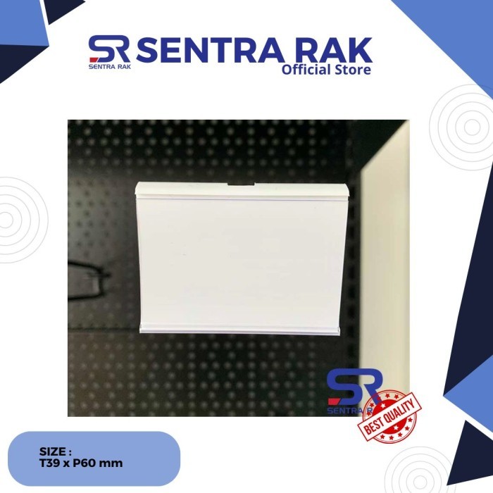 

Price Card for Hook / Lis Harga Gantungan Uk 39 x 60 mm warna CLEAR