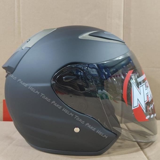 HELM NHK R6 SOLID HITAM DOFF R 6 Terlaris