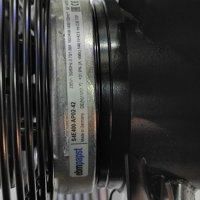 Axial fan EBM 16 inch 1phase