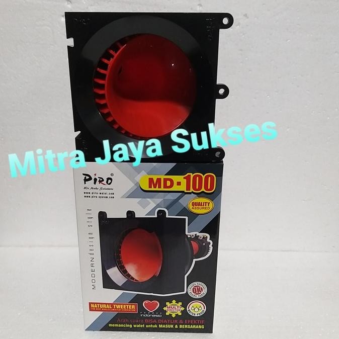 Tweeter Putar Piro MD 100 Anti Air Tweeter Magnet Walet Terlaris