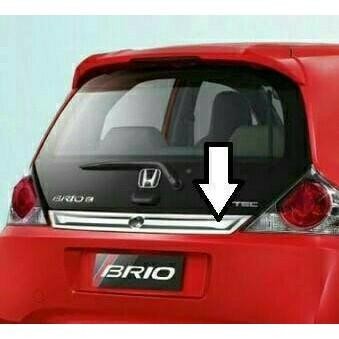 Trunklid/List Chrome Bagasi Belakang Honda Brio