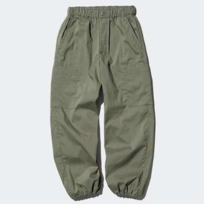 CHL UNIQLO KIDS CELANA PANJANG CARGO JOGGER ANAK LAKI PEREMPUAN OLIVE SGA