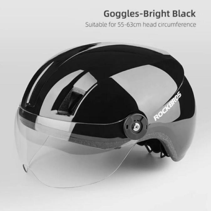 Rockbros Helm Sepeda Kacamata - Helm Sepeda Rockbros Kacamata Stylish Terlaris