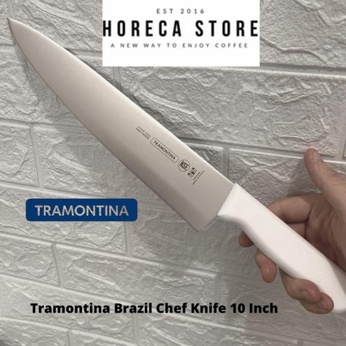Chef Knife 10 inch Tramontina Brazil - Pisau Chef knife 25cm Terlaris