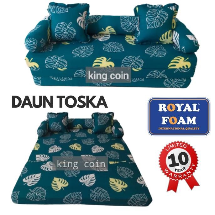 [GARANSI 10 TAHUN] Sofa Bed Kasur Busa Royal Foam Lipat 3 Sofabed Bayi Kursi Tamu Minimalis Modern S