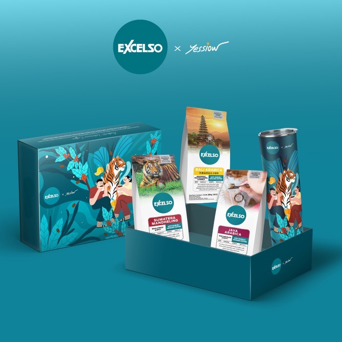 SALE Excelso Hampers X Yessiow Essential Happiness Tumbler