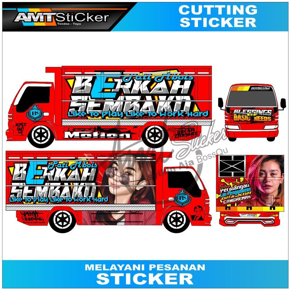 [Terlaris] Stiker Decal Truk Canter Full Body Sticker Truck Giga