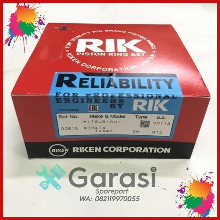 Ring Piston/Ring Seher Canter Super Ps125 Hdx/ Ps136 Hdx Japan [Gsp]