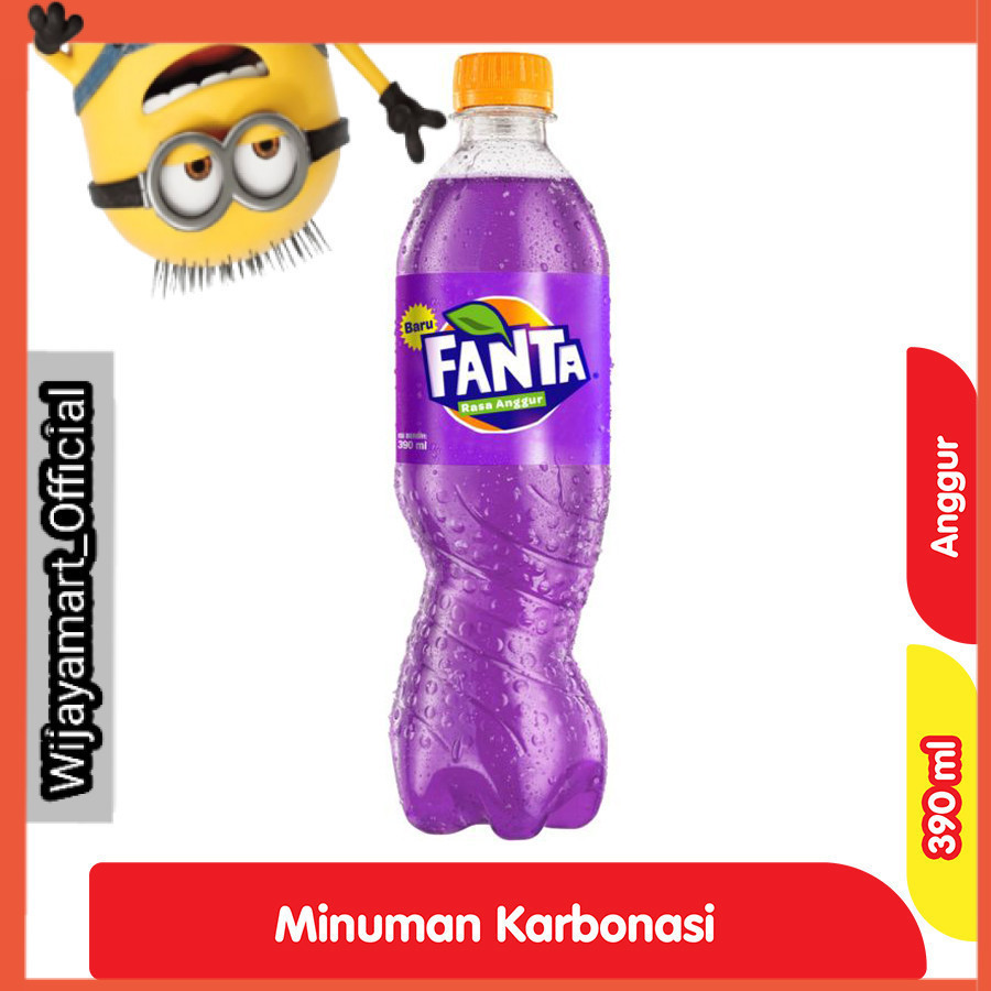 

Fanta Minuman Soda Rasa Anggur Botol 390 ml