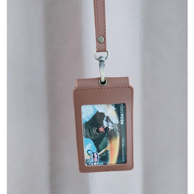 

COD Id Card name tag kulit Holder Double Flip Magnet Terbaru kekinian is-23