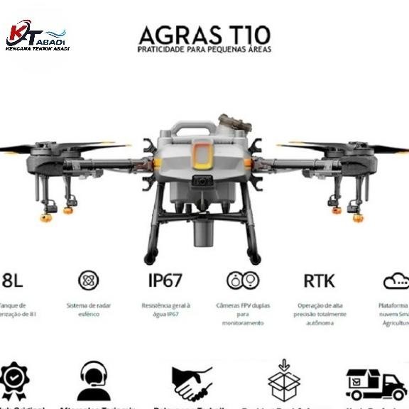 DJI Agras T10 Spraying Drone - Drone Pertanian DJI Agras T10 Original