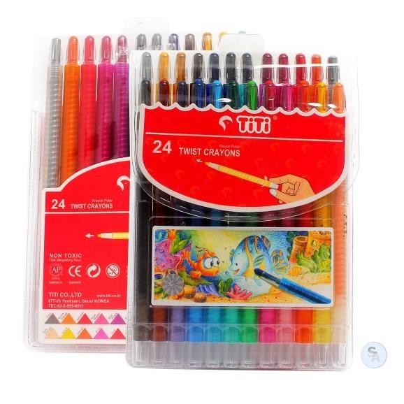 

Titi Crayon Putar Twit Crayon 24 Warna Nontoic Et