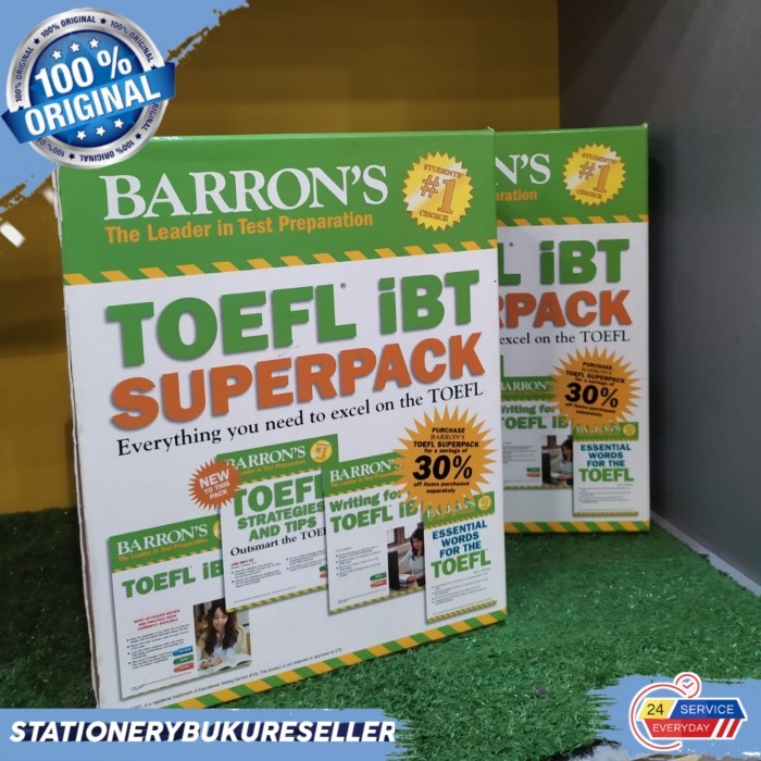 PROMO Barrons toefl ibt superpack
