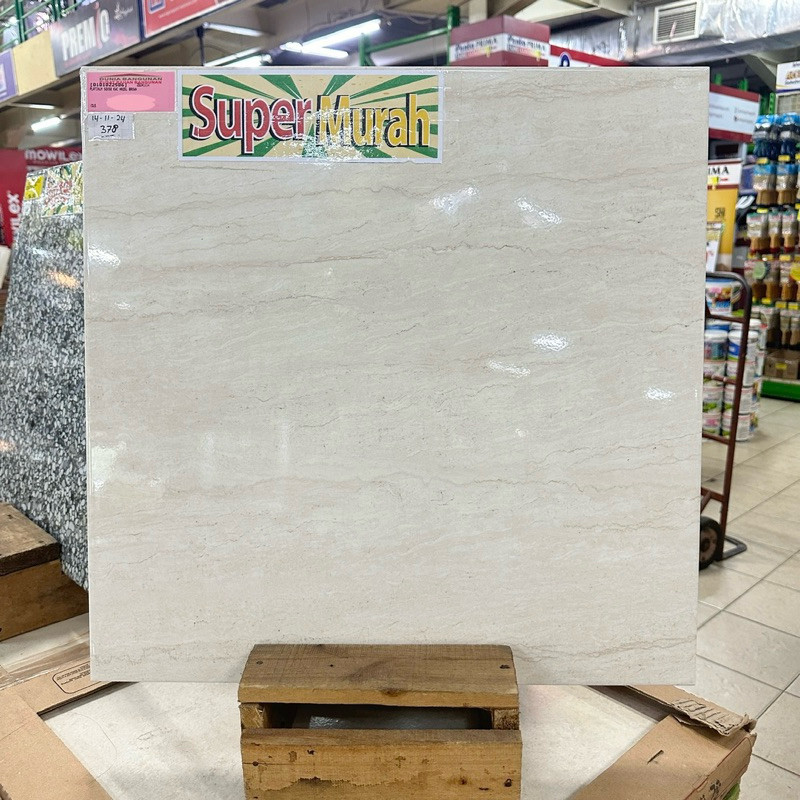 Keramik 50x50 Platinum Hazel Brown Keramik Lantai Kamar /Keramik Ruang Tamu / Keramik Dinding