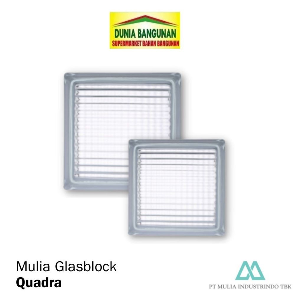 Mulia Glass Block 20X20 Quadra