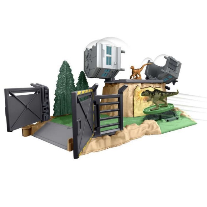 Jurassic World Dominion Minis Giganotosaurus Rampage Playset Mainan