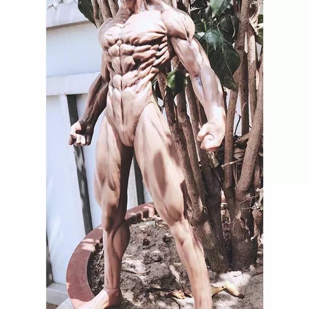 Figure Attack On Titan Eren jumbo 45cm/mainan figure Attack On titan