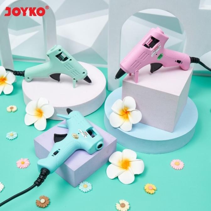 

Promo JOYKO Glue Gun GG-854 Pastel Color Alat Lem Tembak Hot Melt Glue GG854 COD