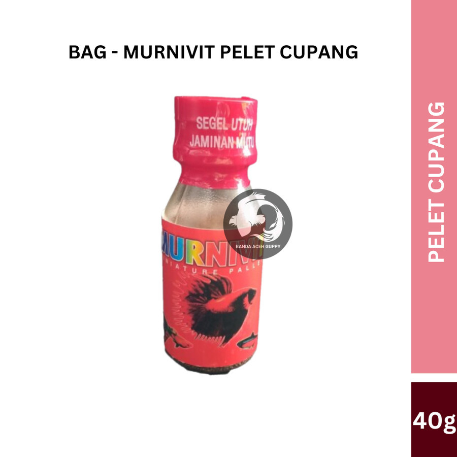 BAG - MURNIVIT PELET CUPANG / PELET IKAN CUPANG MURNIVIT