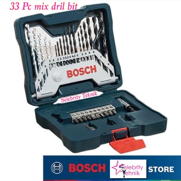 MATA BOR + OBENG SET 33 PCS - BOSCH XLINE 33