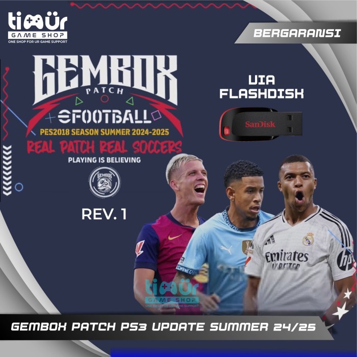 PES 2024 GEMBOX PATCH WINTER SEASON PS3 via Flashdisk