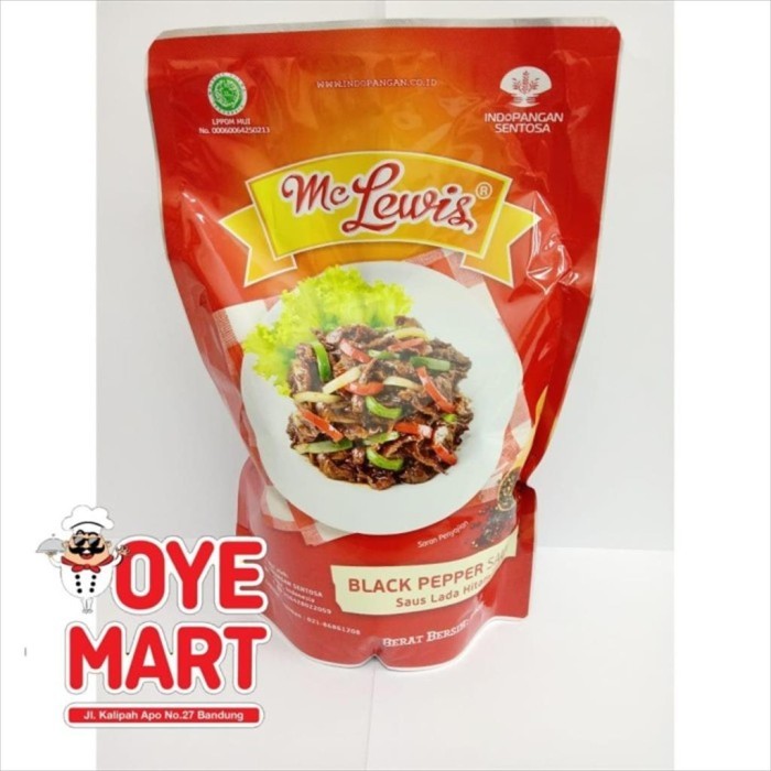 

MCLEWIS BLACKPEPPER SAUCE 1KG