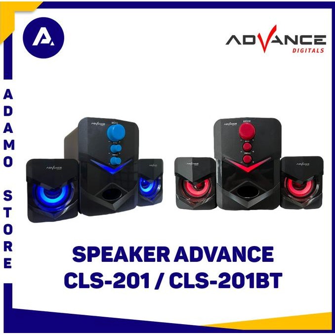 Sale Speaker Advance Cls-201 Cls-201Bt Bluetooth Super Bass Cls201 Cls201Bt