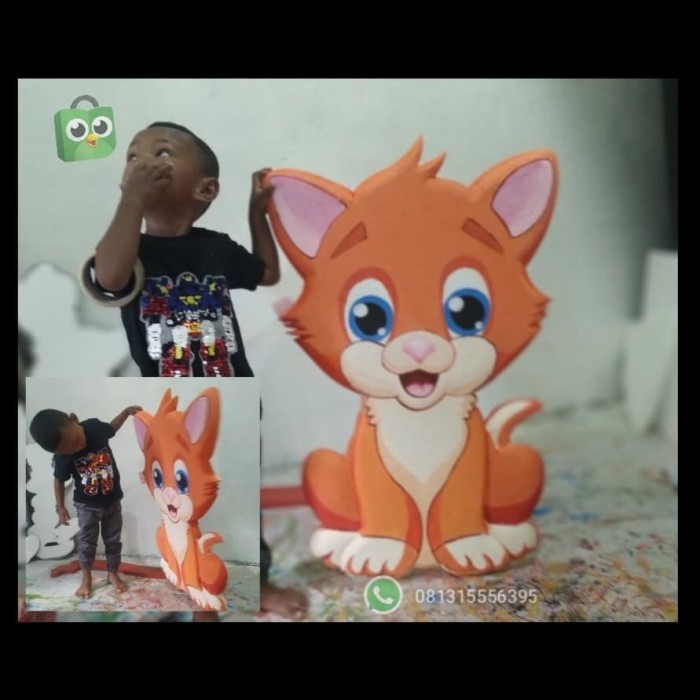 

Styrofoam karakter custom untuk dekorasi