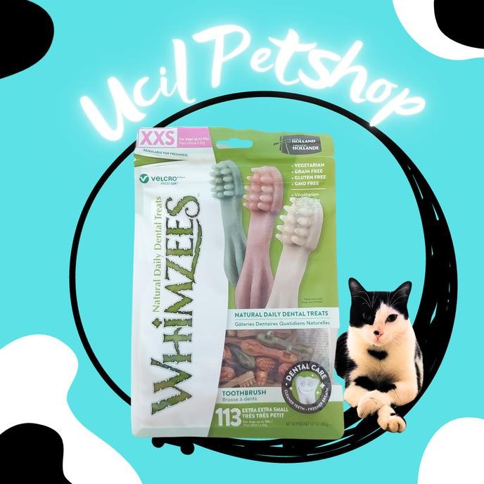 Whimzees XXS / XS / S / M Fullpack Gigitan Snack Hamster Anjing WS88