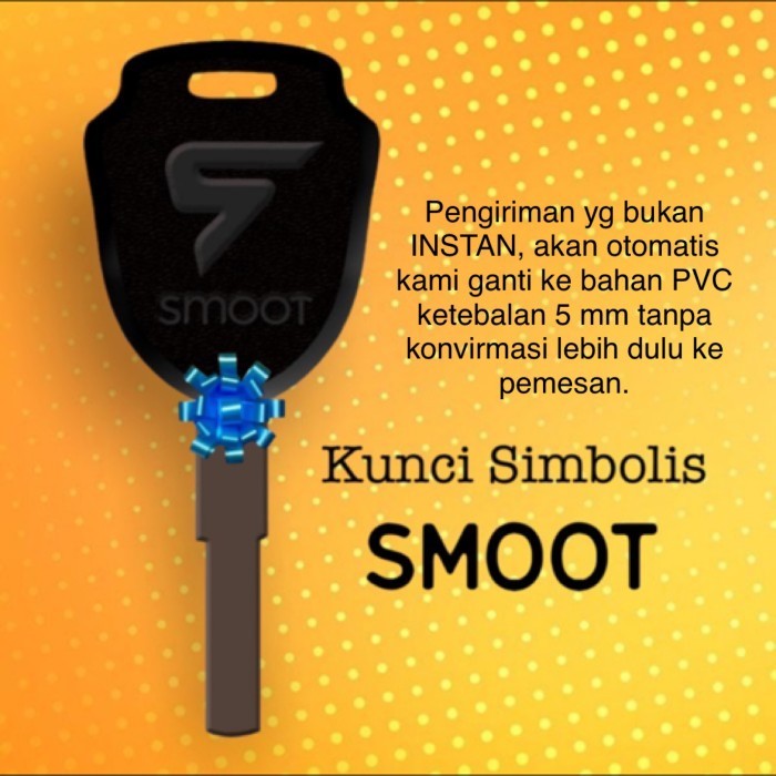 

TERBARU! Kunci Simbolis Smoot motor listrik / dummy / styrofoam / doorprize
