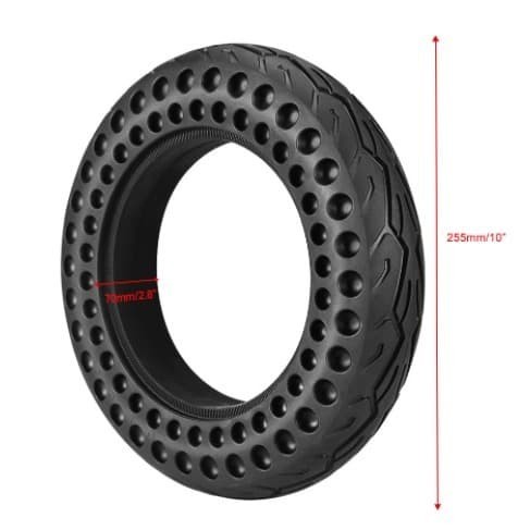 10 x 2.0 Ban Mati Ban Solid Tire Scooter Skuter