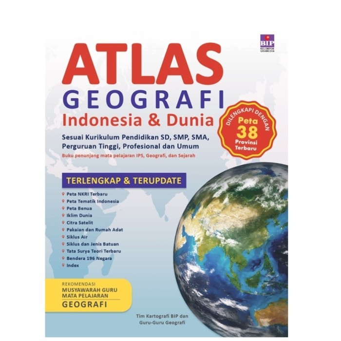 

BOOM SALE Buku Atlas Geografi Indonesia Dan Dunia