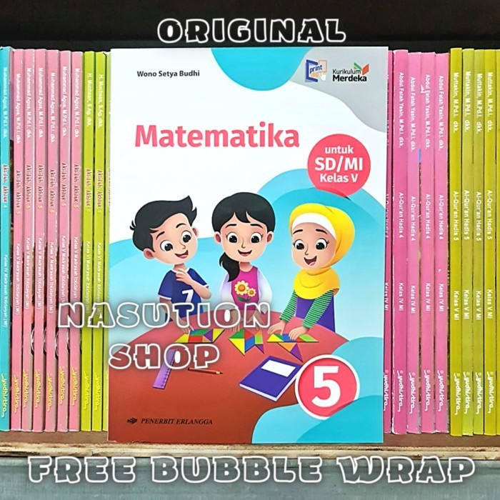 

ORI Buku Matematika Kelas 5 / V SD/MI Erlangga Kurikulum Merdeka