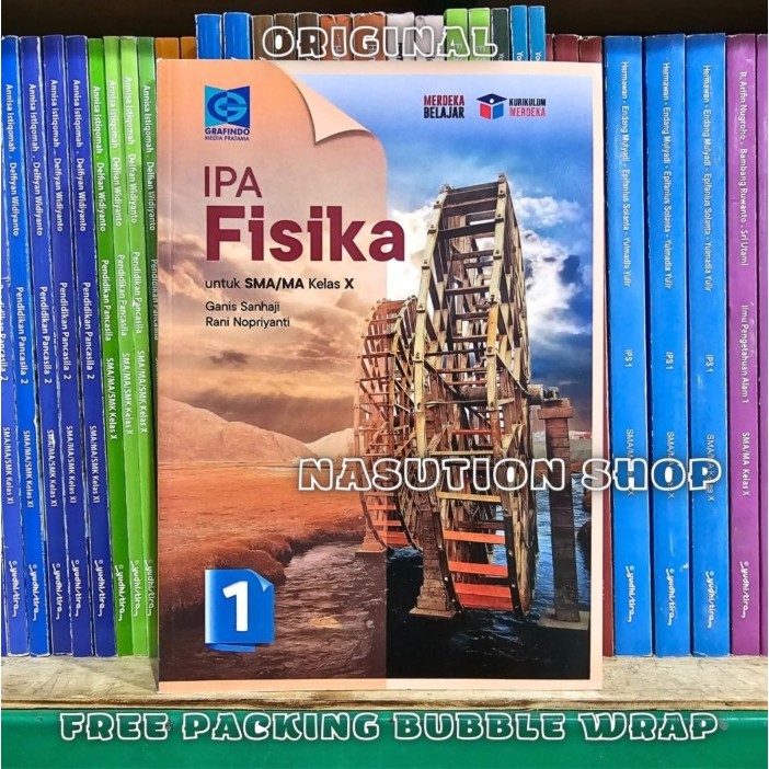 

BERKUALITAS Buku IPA Fisika Kelas 1 2 3 / 10 11 12 SMA Grafindo Kurikulum Merdeka