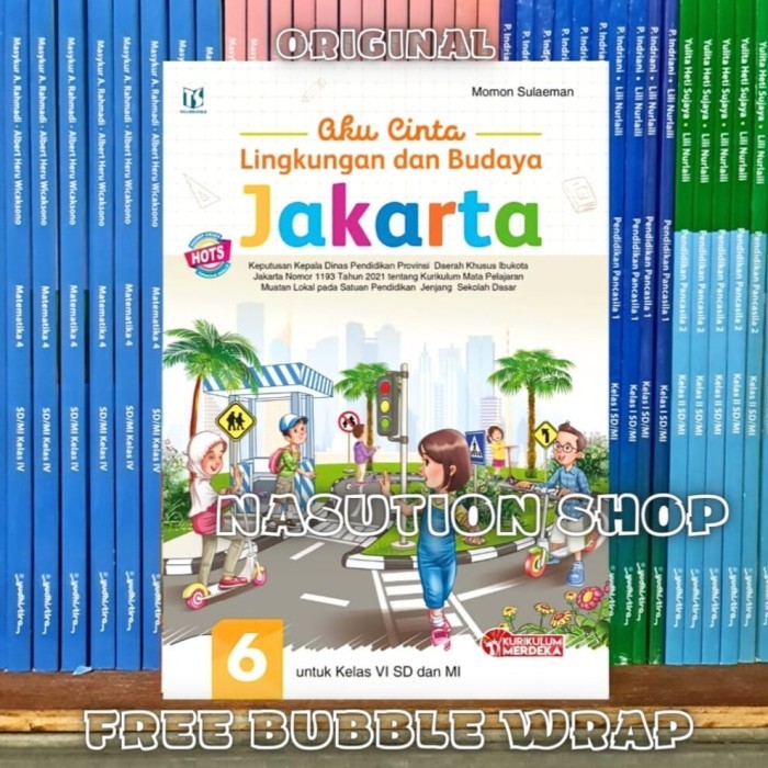 

TERPERCAYA Buku PLBJ Kelas 6 SD Tiga Serangkai Kur. Merdeka Aku Cinta Jakarta ORI