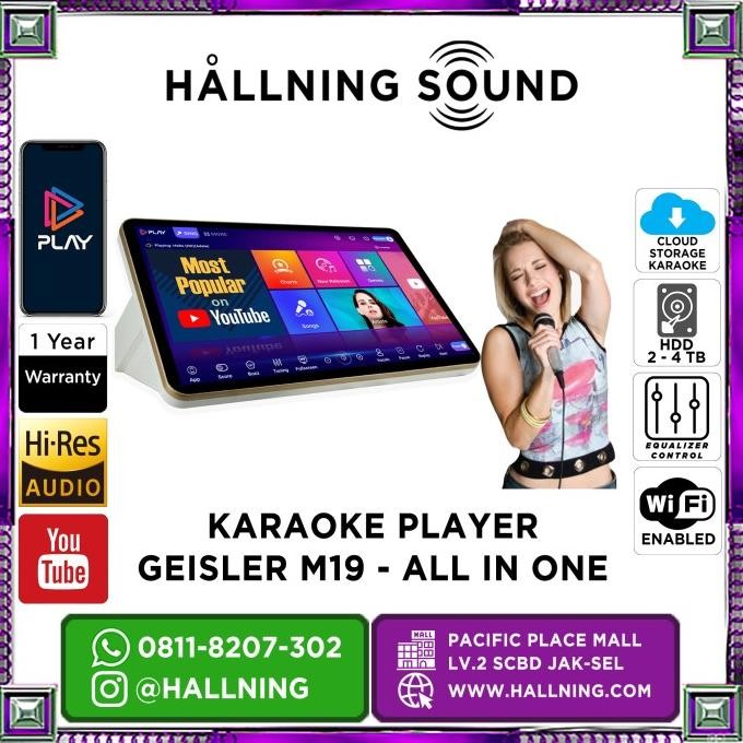 Grosir Karaoke Player Geisler M19 All In One 19"