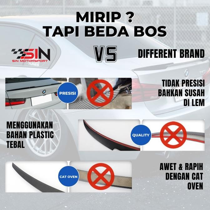 Spoiler Mercedes Benz W205 / Ducktail Mercy W205 Carbon PSM Style