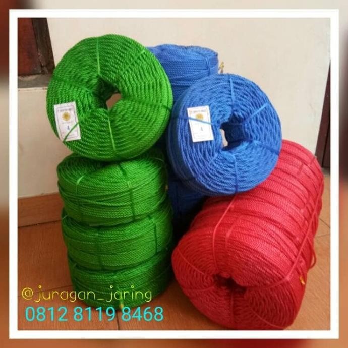 

Tali Tambang Plastik 4 Mm (1 Roll) Original Dan Terlaris