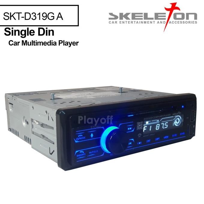 Murah Single Din Dvd Multimedia Player Bluetooth Usb