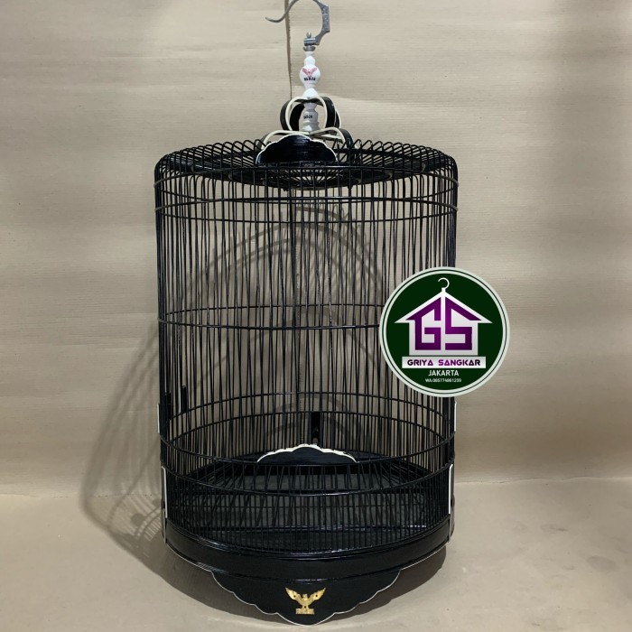 SANGKAR KANDANG MURAI RADJA LIS AKRILIK HITAM NO 2