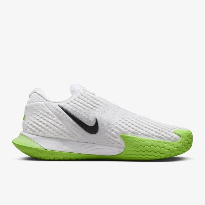 Sepatu Tenis Tennis Nike Court Zoom Vpr Cage 4 Rafa White Green Orig Istabila