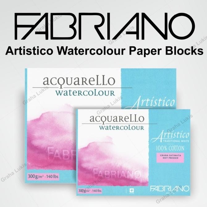 

Sale Fabriano Artistico Watercolour Paper Blocks 300 Gsm 20 Sheets