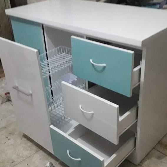 Meja Kitchen Set /Lemari Multi Fungsi Atau Rak Piring Wisnai.1