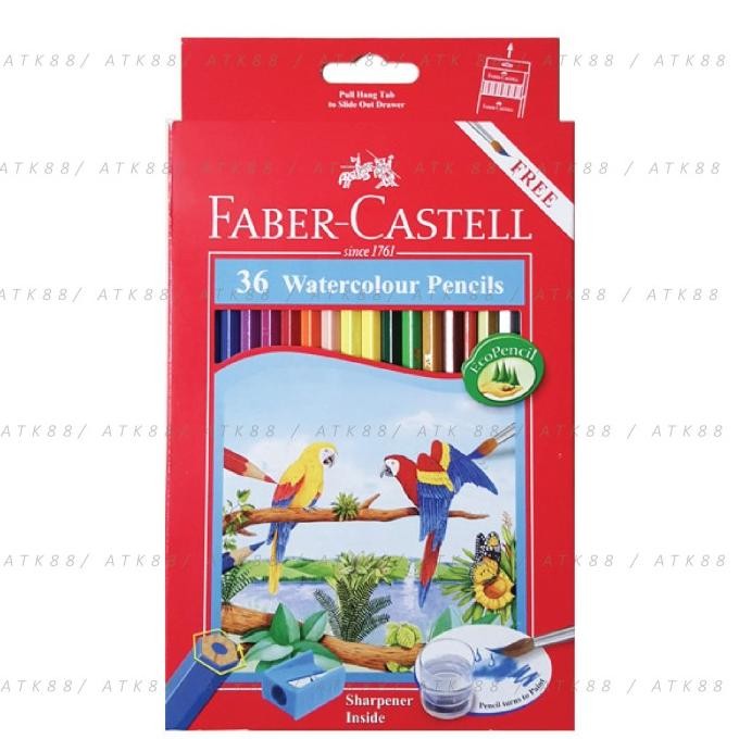 

Sale Pensil Warna Faber-Castell 36 Watercolour Pencils (#114466)
