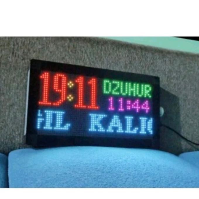 Murah Kontroler Jws Kontroler Jam Sholat Digital 1 Panel Khusus Sodaqoh