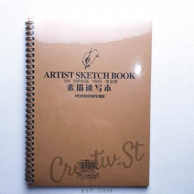 

Sale Potentate Spiral Sketch Book 30 Sheets 260X190Mm 150 Gsm
